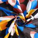 Badpakstof abstracte bladeren – zwart,  thumbnail number 3