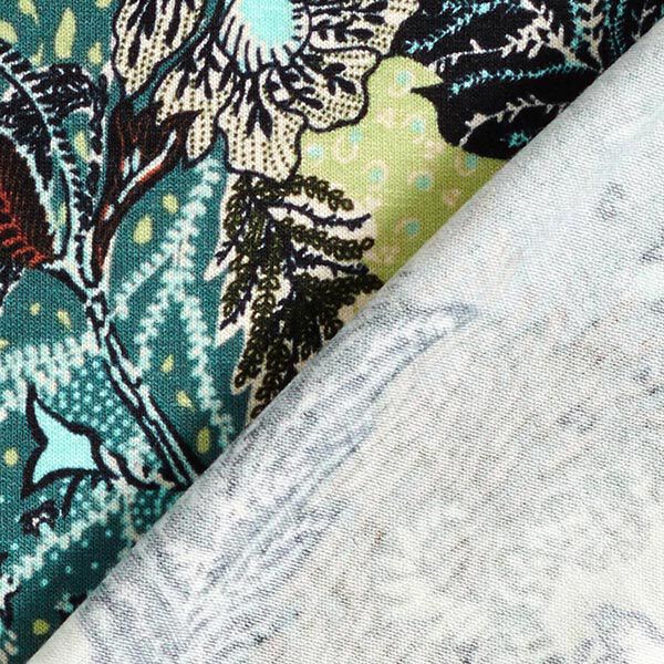 Viscose jersey Bos collage – groen, image number 4