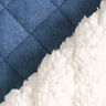 Jeans teddy doorgestikte stof – staalblauw,  thumbnail number 4