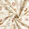 Katoenpopeline Baby jungledieren Digitaal printen – beige,  thumbnail number 3