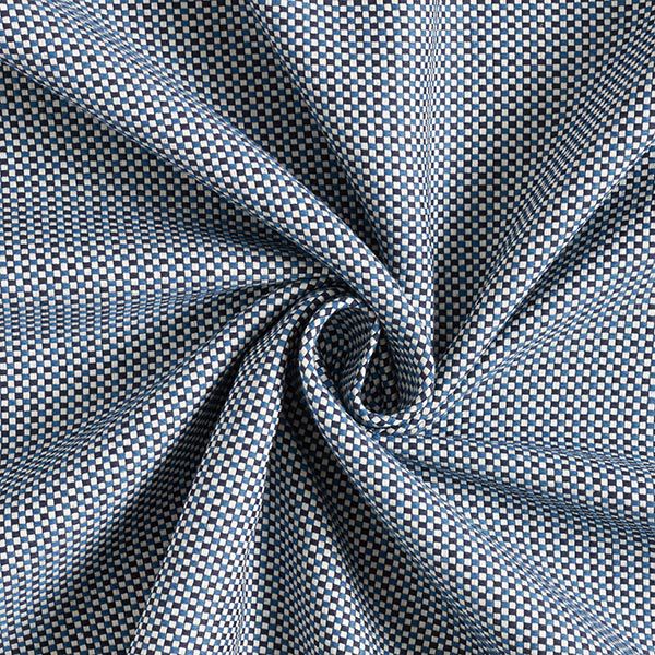 Decostof Jacquard Structuur effen – blauw,  image number 3