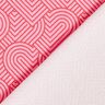 French Terry sommersweat Overlappende harten – roze/vuurrood,  thumbnail number 4