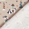 Katoenjersey Pinguïn, ijsbeer en sneeuwman – amandel,  thumbnail number 4