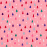 Katoenen stof Popeline Mini-sparren – pink/wit,  thumbnail number 1