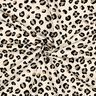 Sweatshirt geruwd Luipaardprint | Poppy Fabrics – creme/anemoon,  thumbnail number 3