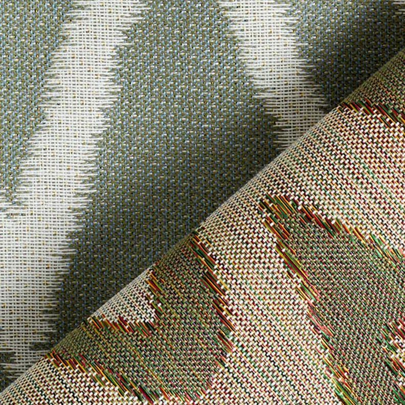 Outdoorstof jacquard Ikat patroon – riet,  image number 4