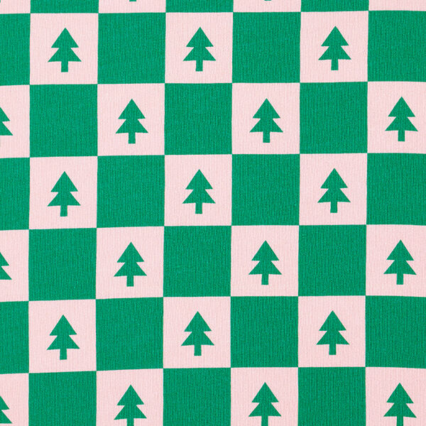 Softsweat dennenbomen – jeneverbesgroen/lichtroze, image number 1