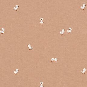 Katoenjersey kuiken – lichtbruin, 