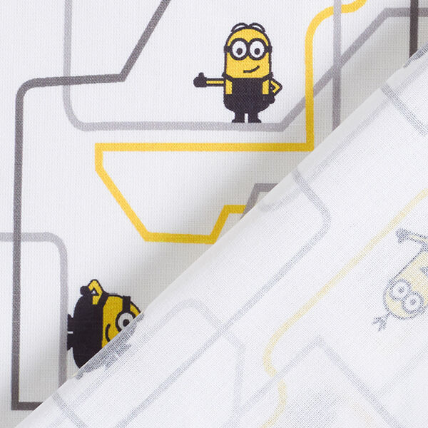 Katoenpopeline Licentiestof Minion doolhof | Universal – ecru, image number 4