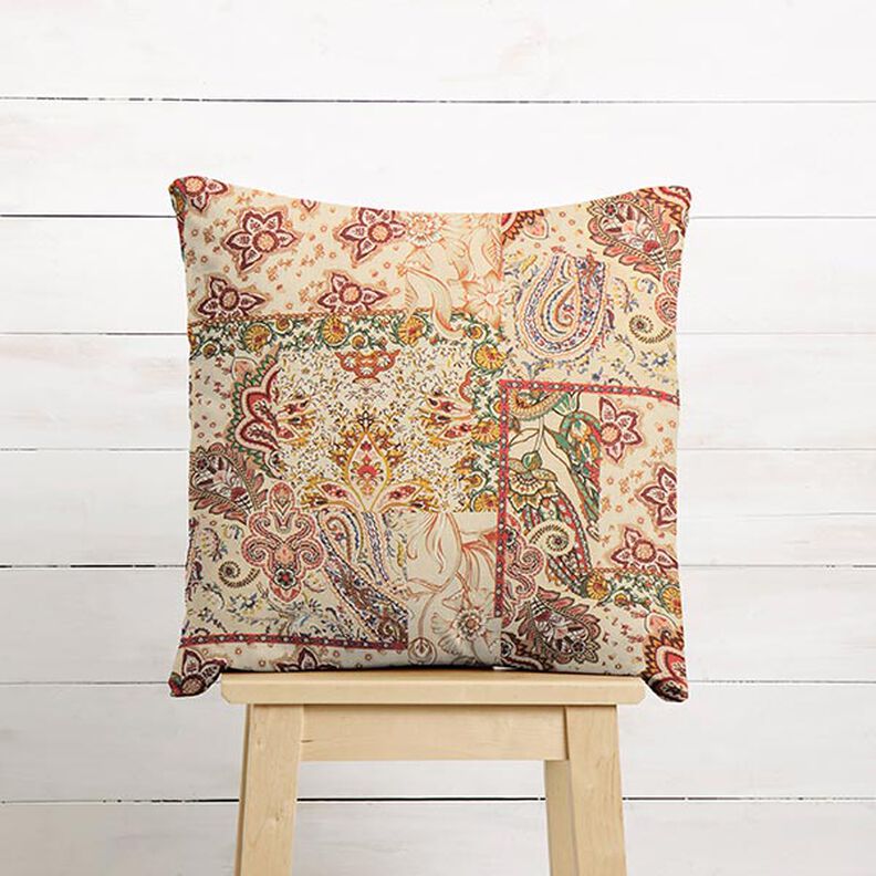 Decostof Half panama Retro Paisley – beige,  image number 5
