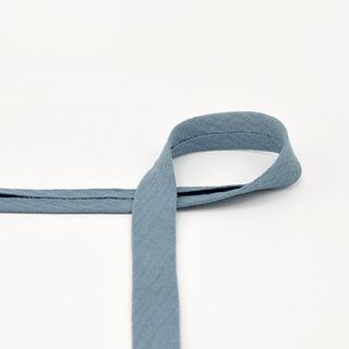 Biasband Mousseline [20 mm] – licht jeansblauw, 