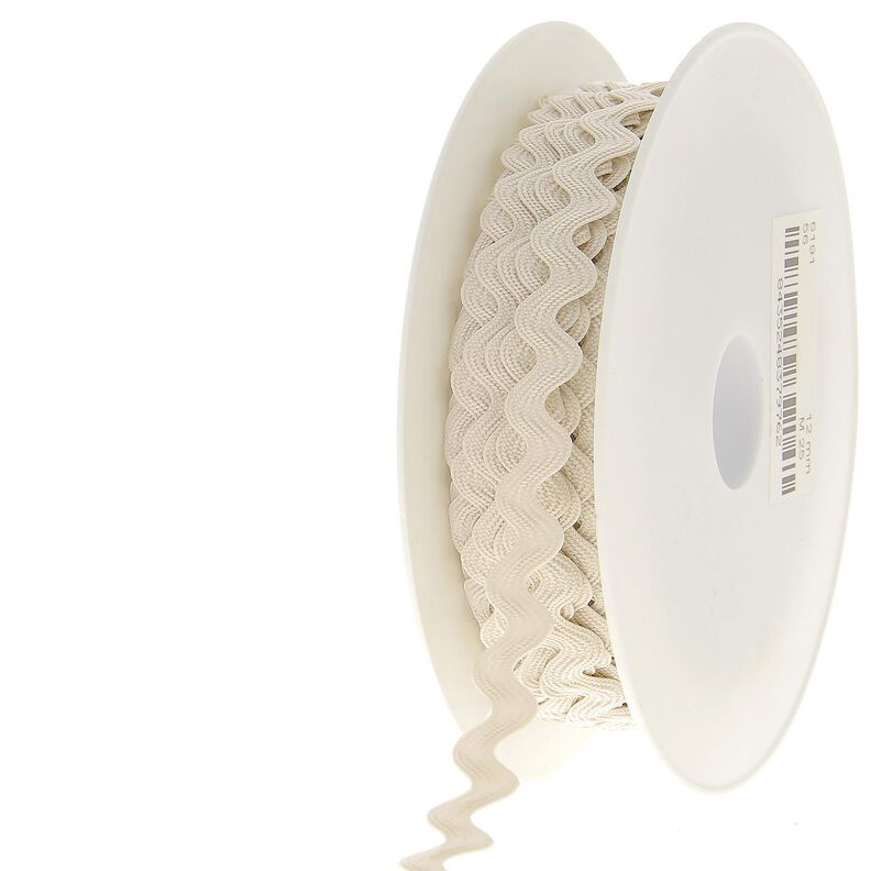 Gekartelde vlecht [12 mm] – creme,  image number 3