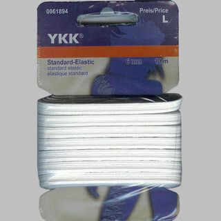 Standaard elastiek [10m] – wit | YKK, 