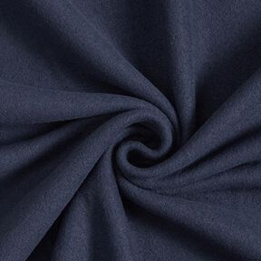 Katoenfleece Effen – nachtblauw | Stofrestant 80cm, 