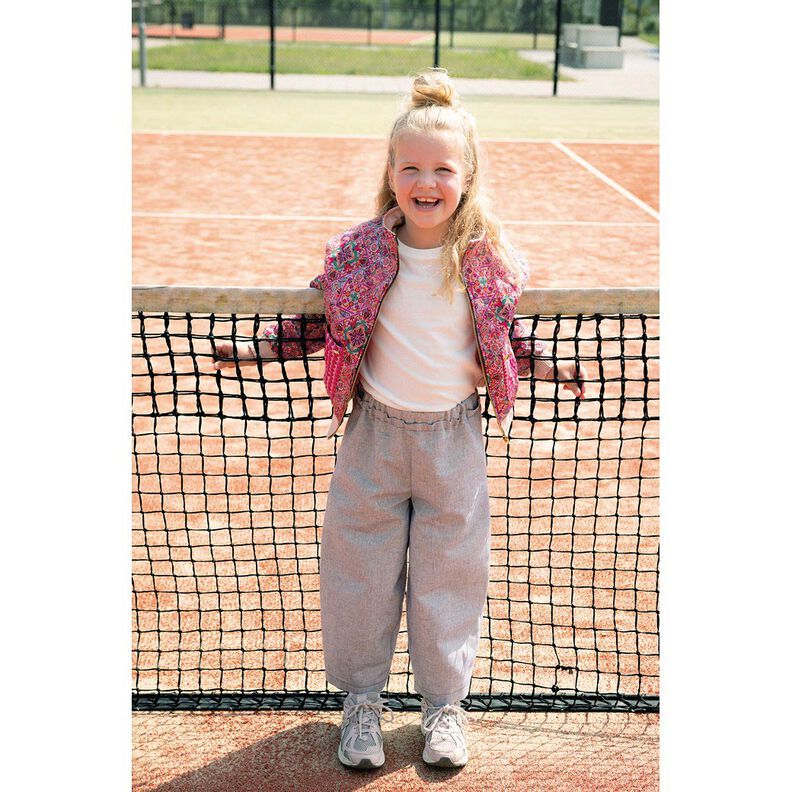 Chambray Lurex Melange | Poppy Fabrics – blauw/ivoor,  image number 6