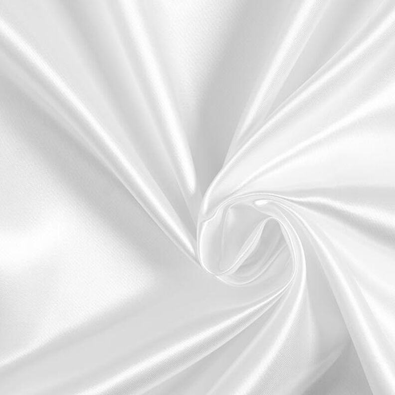 Polyestersatijn – wit,  image number 1