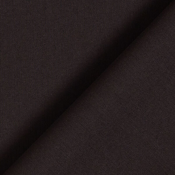 Stretch popeline effen – zwart, image number 3