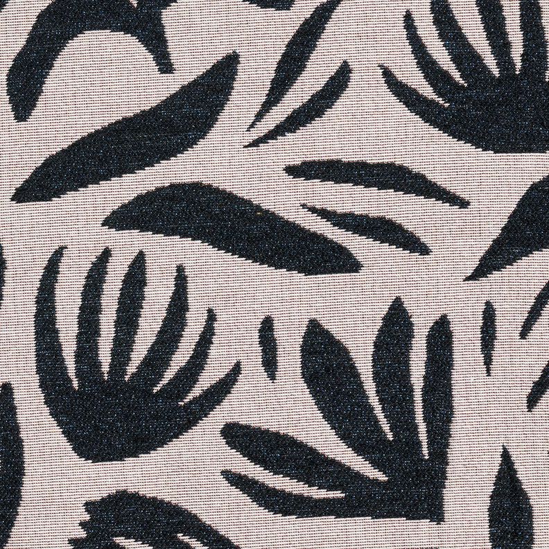 Decostof Gobelin abstracte planten – lichtbeige/zwart, image number 6