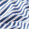 Katoenjersey smalle strepen – jeansblauw/wit,  thumbnail number 2