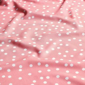 Badpakstof UPF50 Kleine stippen – roze/wit, 