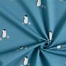 GOTS French Terry sommersweat Pinguïnfamilie Digitaal printen – jeansblauw,  thumbnail number 3