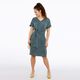 FRAU VIKKI - losse jurk met V-hals en riem, Studio Schnittreif  | XS -  XXL,  thumbnail number 4