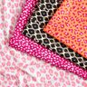 Badpakstof mini stippen – intens roze/wit,  thumbnail number 5