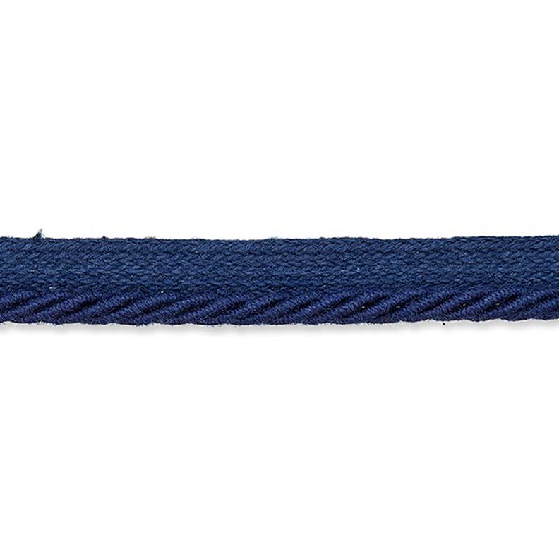 Koord-paspelband [9 mm] - marineblauw,  image number 1