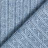 Breistof Ajour elegante glitterstrepen – lichtblauw,  thumbnail number 4