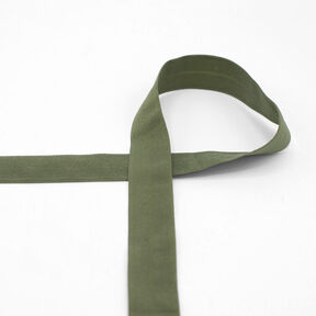 Elastisch bandje (rubberen vouw) mat [20 mm] – kaki, 