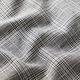 Pakstof ruit metallicgaren – zwart/wit,  thumbnail number 2