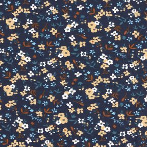 Katoenjersey Millefleurs – nachtblauw, 