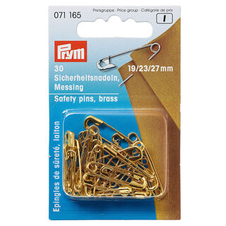 Veiligheidsspelden [19/23/27 mm] | Prym – goud, 
