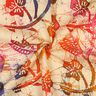 Viscosestof Batik bladeren – zand/oranje,  thumbnail number 3