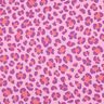 Mousseline/dubbel gehaakte stoffen kleurrijke luipaardprint | Poppy Fabrics – pastelviolet/roodlila,  thumbnail number 1