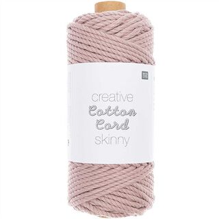 Creative Cotton Cord Skinny macramé-garen [3mm] | Rico Design – oudroze, 