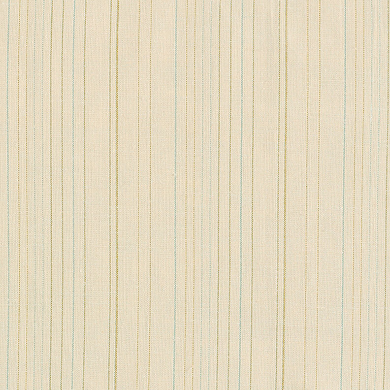 Katoen-linnen-mix glitterstrepen – beige, image number 1