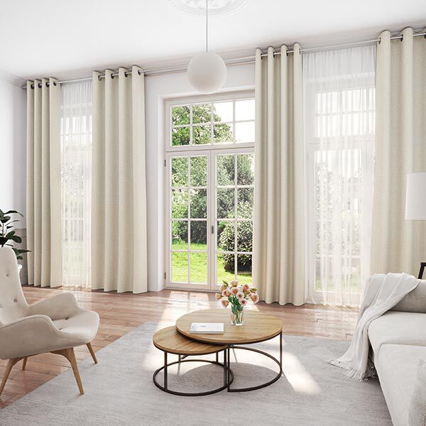 Decostof Jacquard Bladeren – beige, image number 7