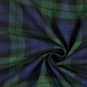 Schotse Ruit Stretch – navy/groen, 