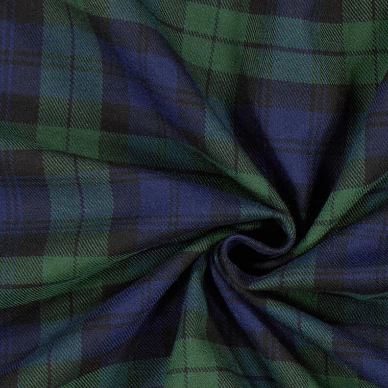 Schotse Ruit Stretch – navy/groen,  image number 2