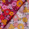 Viscosestof Zomerbloemen – vuurrood/zwart,  thumbnail number 4