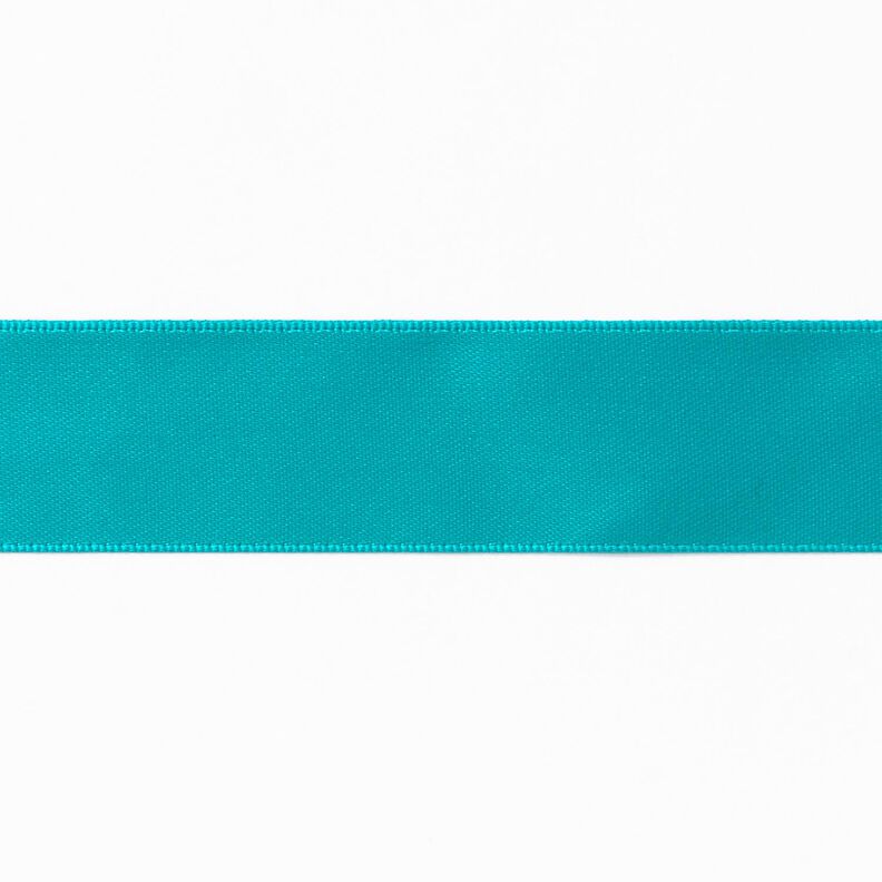 Satijnband [25 mm] – aquablauw,  image number 1