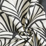 Decostof Half panama abstracte vakken – ivoor/zwart,  thumbnail number 3