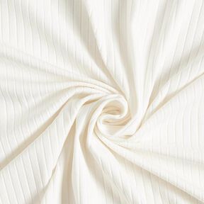 Ribjersey effen – ecru, 