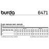 Broek | 3/4-broek, Burda 6471 | 34 - 46,  thumbnail number 4