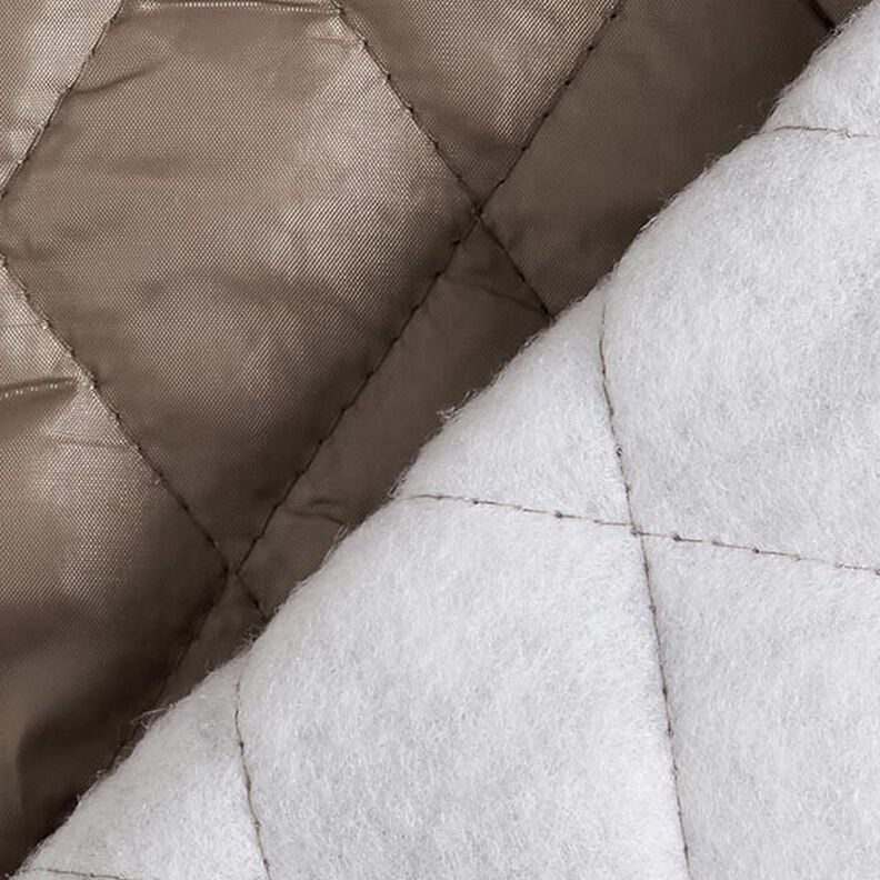 Gewatteerde voering Rhombus – taupe,  image number 5