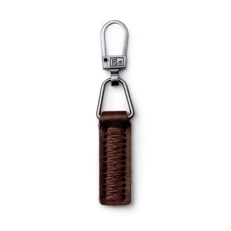Fashion zipper imitatieleer [ 55 x 9 x 3 mm ] | Prym – bruin,  image number 1
