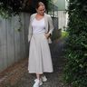 FRAU CARRY - wijde rok met elastische tailleband aan de achterkant, Studio Schnittreif | XS - XXL,  thumbnail number 4