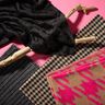Mantelstof scheerwolmix Lurex melange – anthraciet,  thumbnail number 6