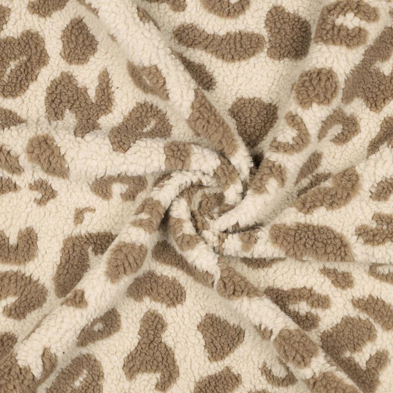 Teddy pluche Luipaard – natuur/donkertaupe, image number 3